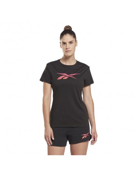 REEBOK Vector Graphic Tee  NEGRO