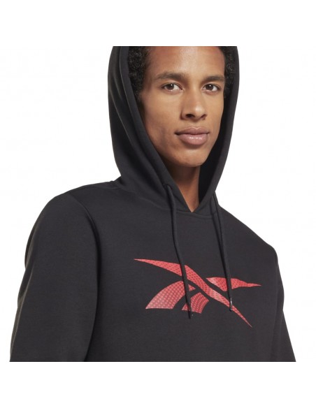 REEBOK RI Fleece Hood      NEGRO