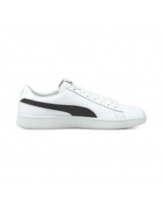 Zapatilla de Moda para UNISEX PUMA Smash v2 L White-Black 2