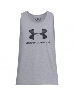 UA SPORTSTYLE LOGO TANK-GRY