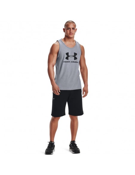 UA SPORTSTYLE LOGO TANK-GRY