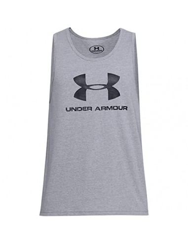 UA SPORTSTYLE LOGO TANK-GRY