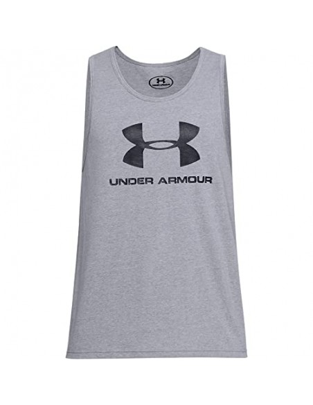 UA SPORTSTYLE LOGO TANK-GRY