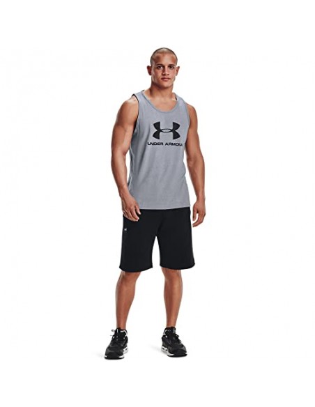 UA SPORTSTYLE LOGO TANK-GRY