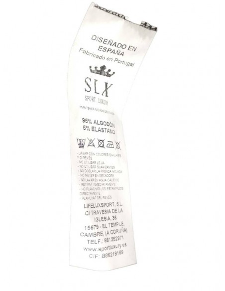 SLX PANTALON RECTO TIRO ALTO NEGRO