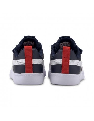 Courtflex v2 V PS Peacoat-High Risk Red
