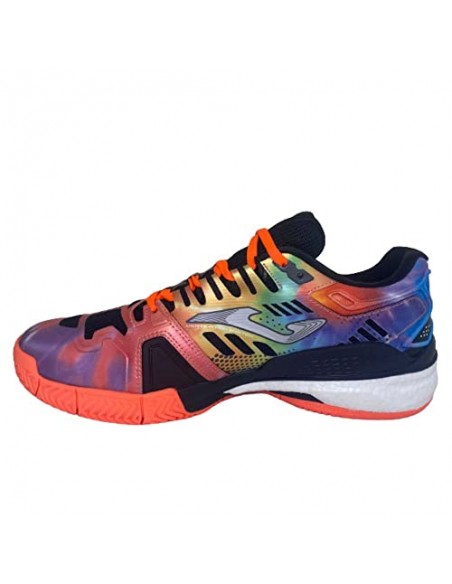 Zapatilla para Tenis y Pádel para HOMBRE JOMA -T.SLAM 2316 NEGRO NARANJA AMARILLO FIP