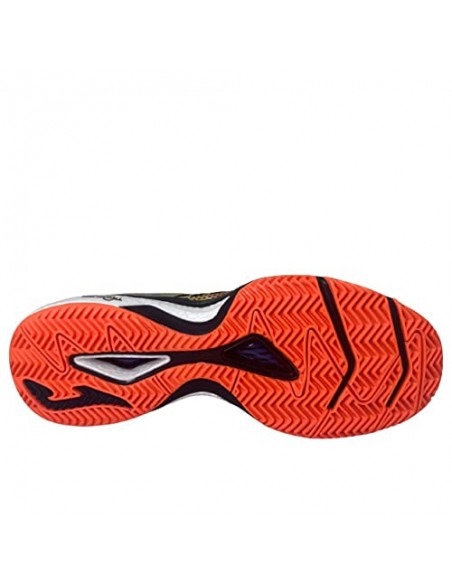 Zapatilla para Tenis y Pádel para HOMBRE JOMA -T.SLAM 2316 NEGRO NARANJA AMARILLO FIP