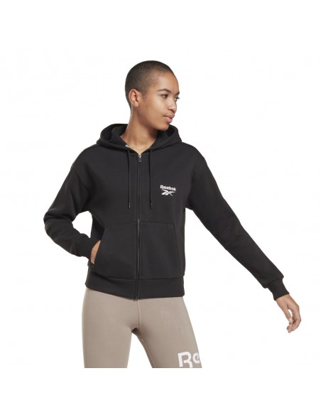 REEBOK RI EU FZ Hoody      NEGRO