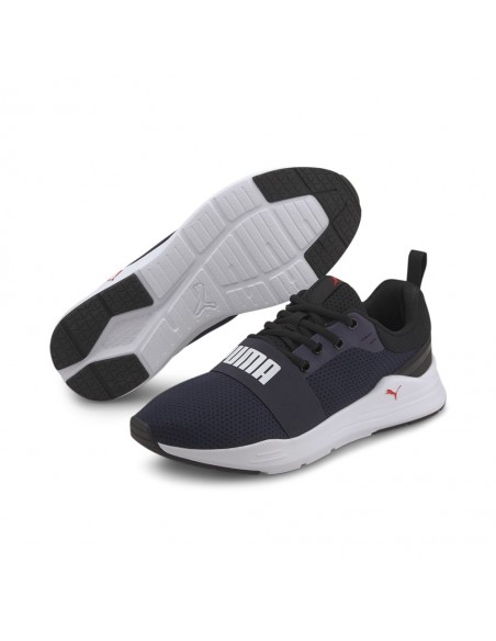 Zapatilla Multideporte para UNISEX PUMA Wired Run Peacoat-White