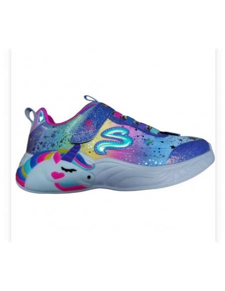 Zapatilla Multideporte para NIÑA SKECHERS S LIGHTS-UNICORN DREAMS