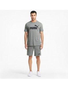 ESS Slim Shorts Medium Gray Heather
