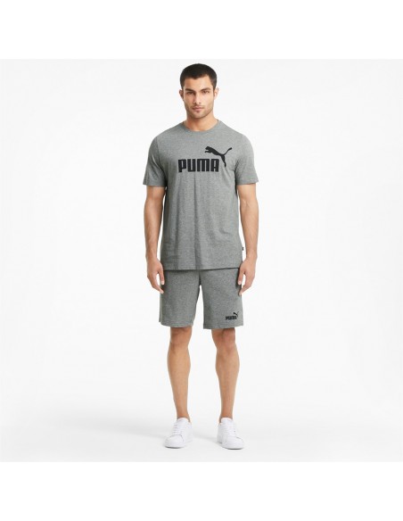 ESS Slim Shorts Medium Gray Heather