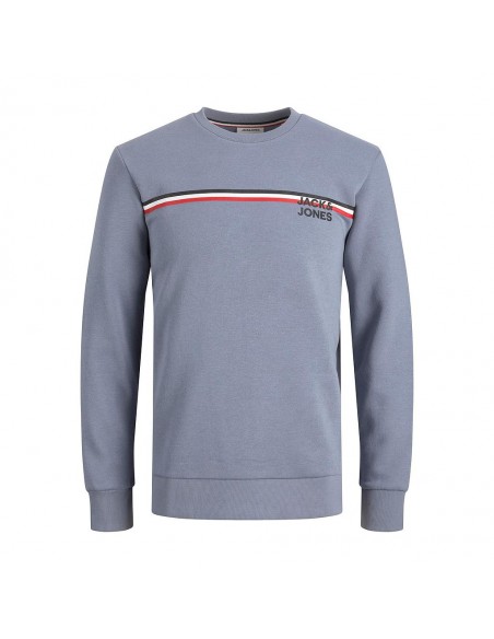 Sudadera JACK & JONES JJATLAS SWEAT CREW NECK JNR 12232669 AZUL Azul