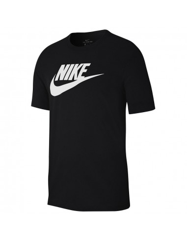 Camiseta NIKE M NSW TEE ICON FUTUA AR5004 010 Negro