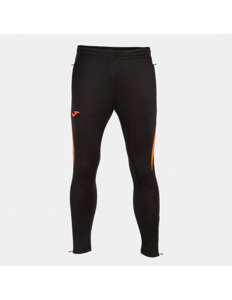 Pantalon de chandal JOMA-PANTALÓN LARGO CHAMPIONSHIP VII NEGRO NARANJA-103200-108