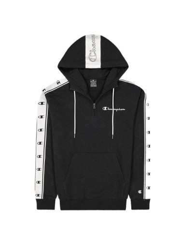 CHAMPION-Hooded Half Zip Sweatshirt-BS501
