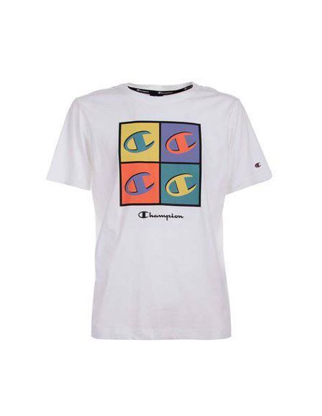 CHAMPION Crewneck T-Shirt NEGRO