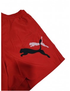 PUMA-ESS+ LOGO POWER Cat Woven Shorts 5-11 2