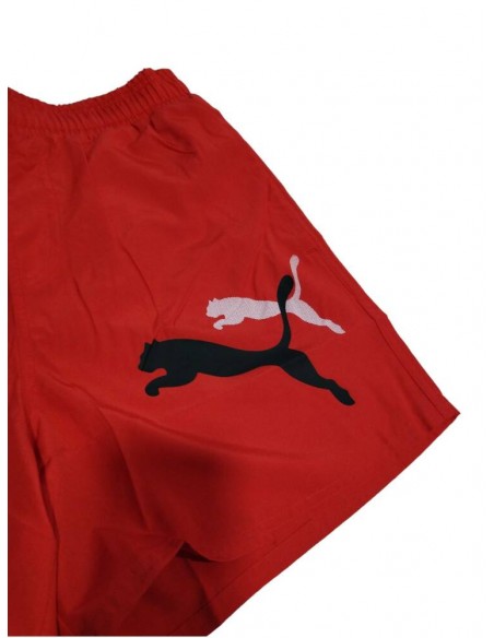 PUMA-ESS+ LOGO POWER Cat Woven Shorts 5-11