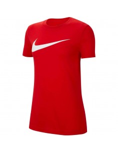 Camiseta NIKE W NK DF PARK20 SS TEE CW6967 657 Rojo