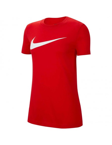 Camiseta NIKE W NK DF PARK20 SS TEE CW6967 657 Rojo