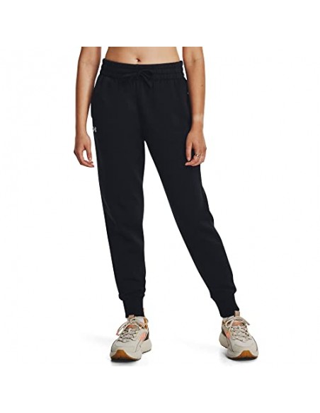 Pantalon chandal negro Under Armour negro mujer