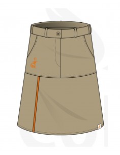 (2-10)FRANCISCANAS FALDA UNIFORME