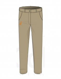 ( 2-10 ) FRANCISCANAS PANT. UNIFORME CHICA 2