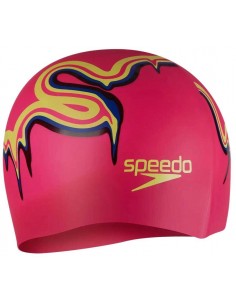 Gorro SPEEDO JUNIOR PRINTED SILICONE 8-0838615957 Rosa