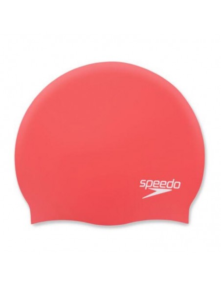 Gorro SPEEDO PLAIN MOULDED SILICONE JUNIOR 8-709900004 Rojo