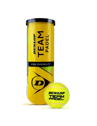 Bote pelotas DUNLOP TB TEAM PADEL 601385 Amarillo