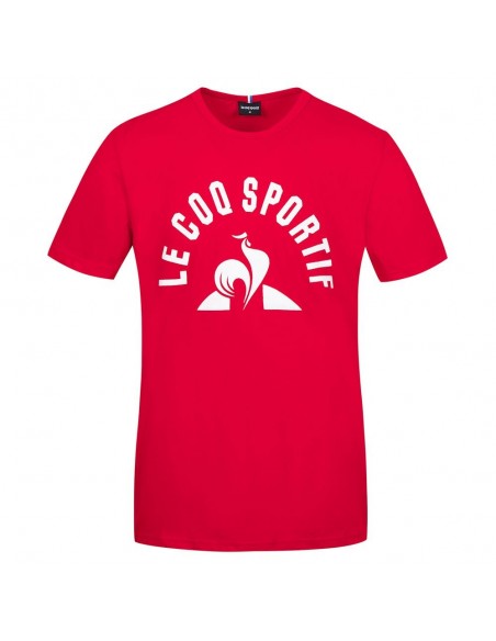 Camiseta LE COQ SPORTIF BAT TEE SS Nº2M ROUGE 2210559 Rojo