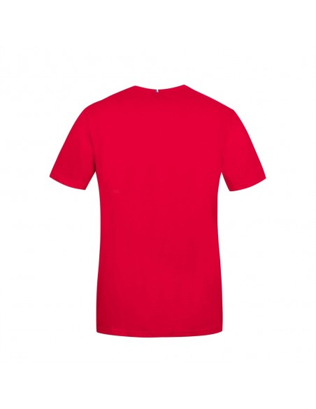 Camiseta LE COQ SPORTIF BAT TEE SS Nº2M ROUGE 2210559 Rojo