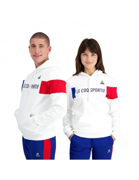 Sudadera LE COQ SPORTIF TRI HOODY NEW OPTICAL 2310015 Blanco