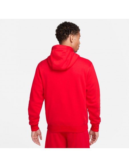 Chaqueta NIKE NIKE M FLC PARK20 PO HOODIE CW6894 657 Rojo