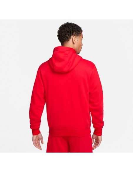 Chaqueta NIKE NIKE M FLC PARK20 PO HOODIE CW6894 657 Rojo