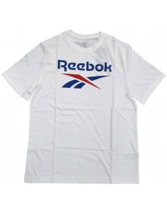 Camiseta Blanca REEBOK RIBIG STACKED LOGO TEE WHITE  HOMBRE