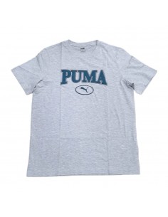 PUMA Camiseta deportiva-PUMA SQUAD Tee-676013-04-GRIS CLARO