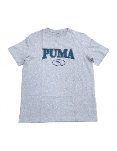 PUMA Camiseta deportiva-PUMA SQUAD Tee-676013-04-GRIS CLARO