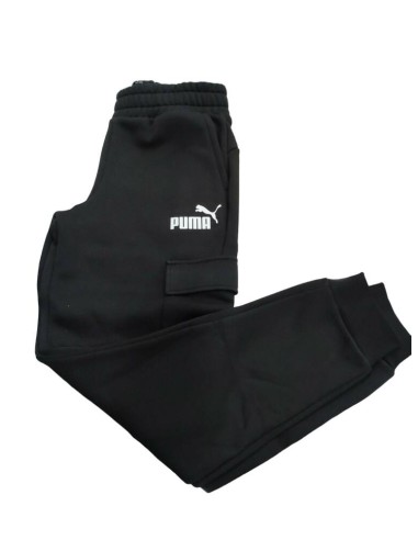 PUMA Pantalon Chandal-ESS Cargo Pants FL B-676320-01-NEGRO