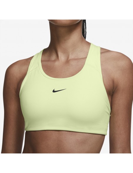 Top NIKE W NK DF SWSH 1PP BRA BV3636 303 Verde