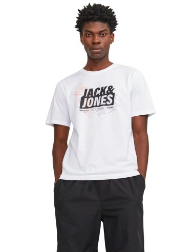 Camiseta JACK & JONES JCOMAP LOGO TEE SS 12252376 BLANCO Blanco
