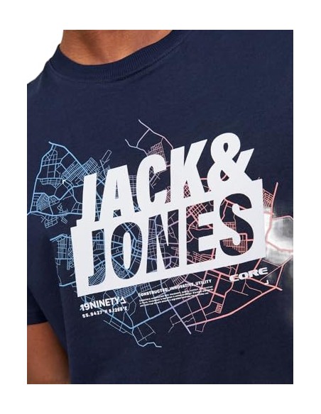 Camiseta JACK & JONES JCOMAP LOGO TEE SS 12252376 MARINO Marino