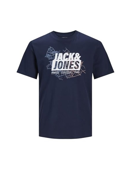 Camiseta JACK & JONES JCOMAP LOGO TEE SS 12252376 MARINO Marino