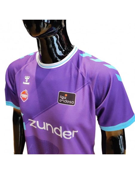 CAMISETA ZUNDER PALENCIA MANGA CORTA HUMMEL ACB LIGA ENDESA JR.
