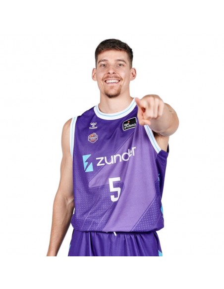 CAMISETA ZUNDER PALENCIA HUMMEL ACB LIGA ENDESA SIN MANGAS JR.