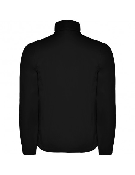 Softshell Roly Antartida 2 capas, con cremallera invertida efecto sellado, con protector de barbilla combinada y tirador.