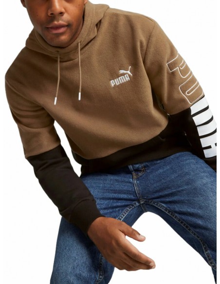 PUMA Sudadera-PUMA POWER Winterize-675913-93-MARRON