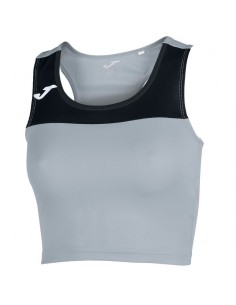 JOMA-CAMISETA MUJER RACE MELANGE-NEGRO S